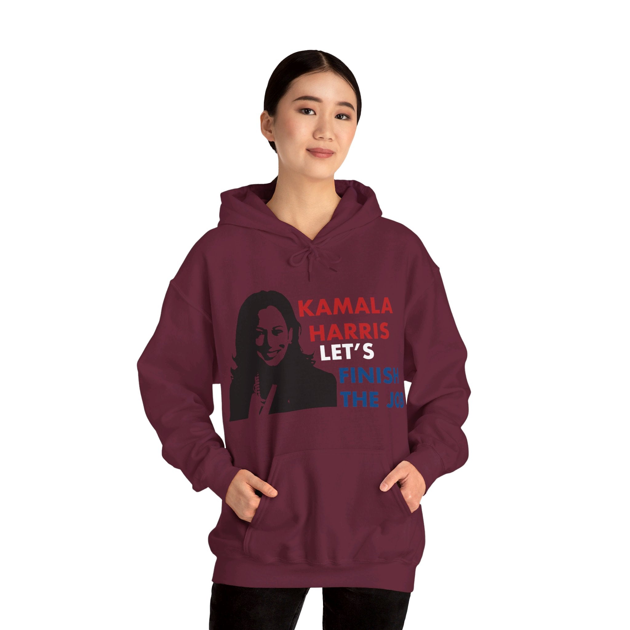 Kamala Harris Let's Finish The Job, Hoodie