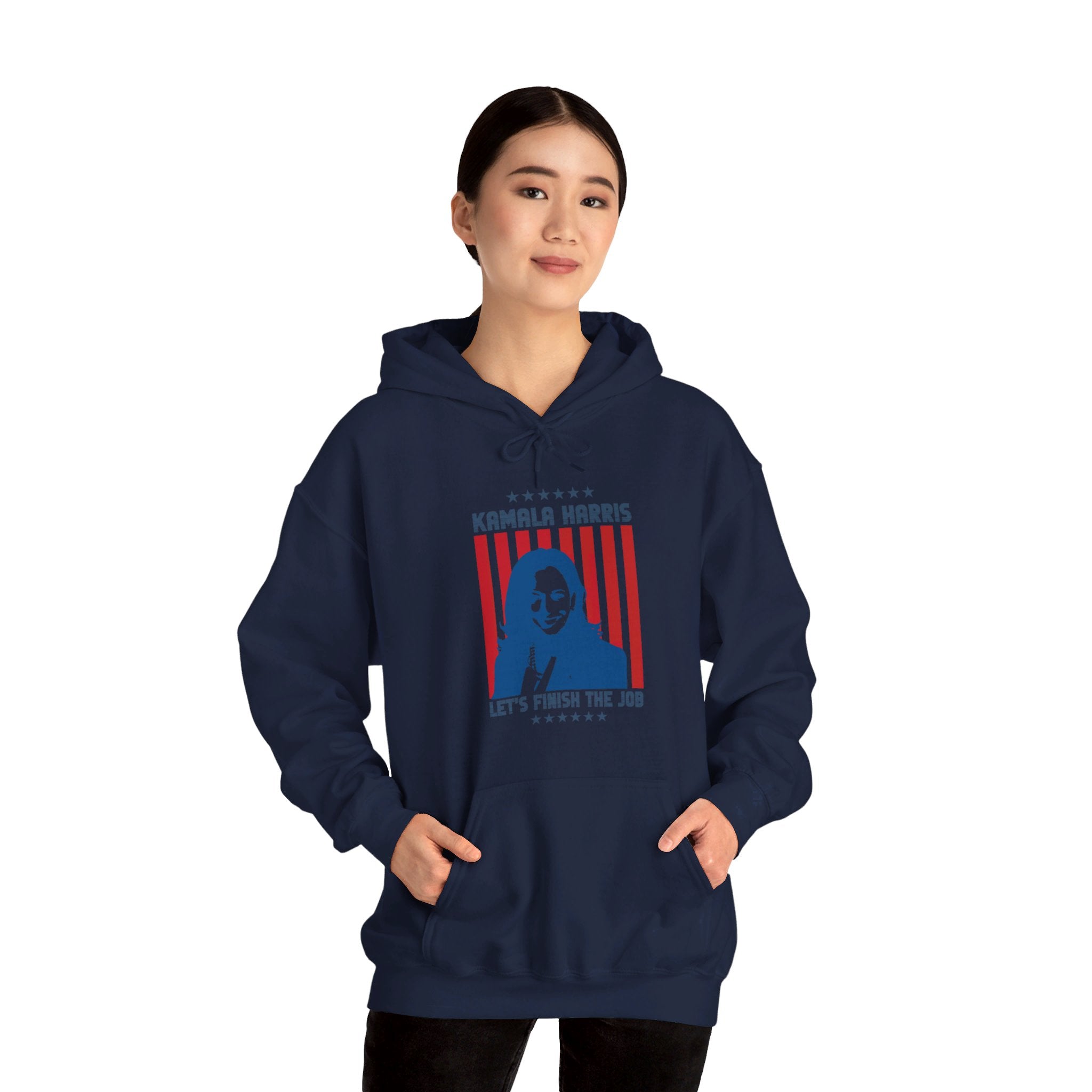 Kamala Harris Let's Finish The Job. Hoodie