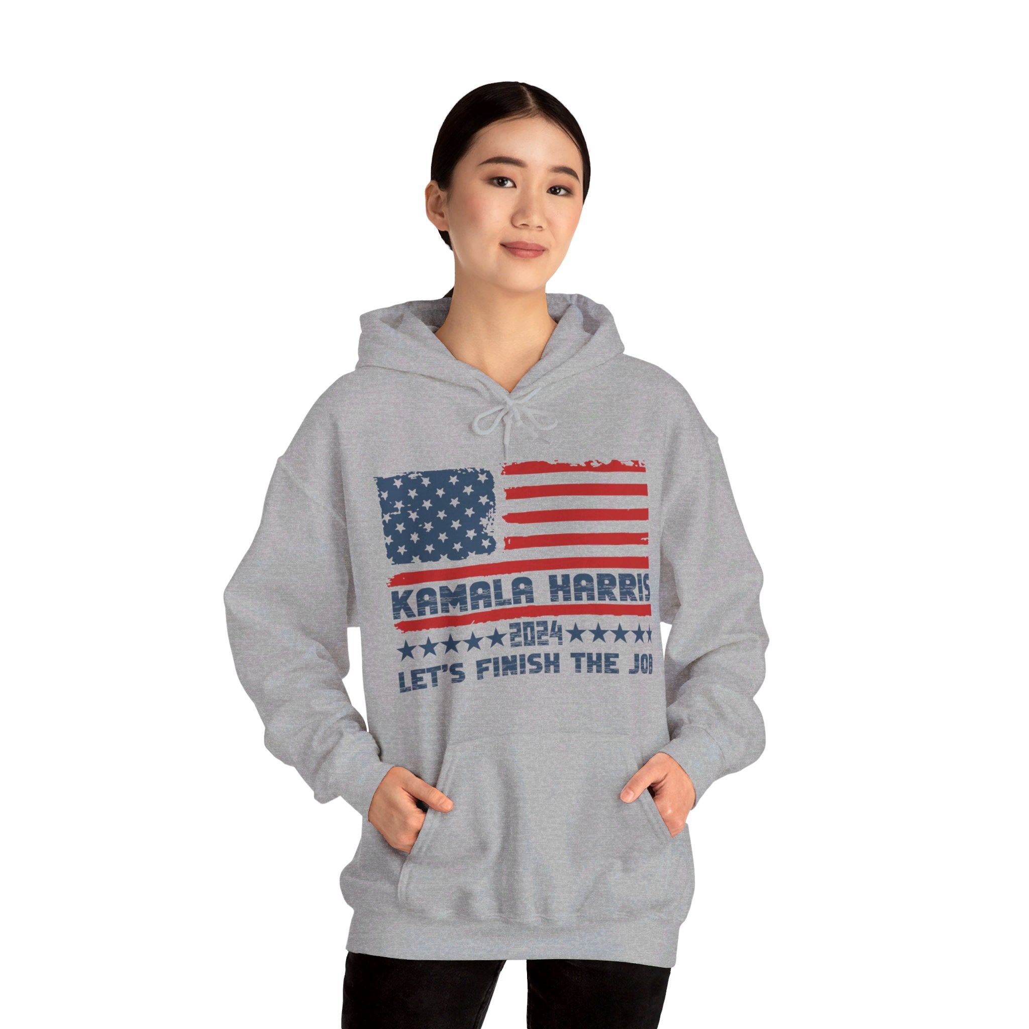 Kamala Harris Let's Finish The Job, Hoodie