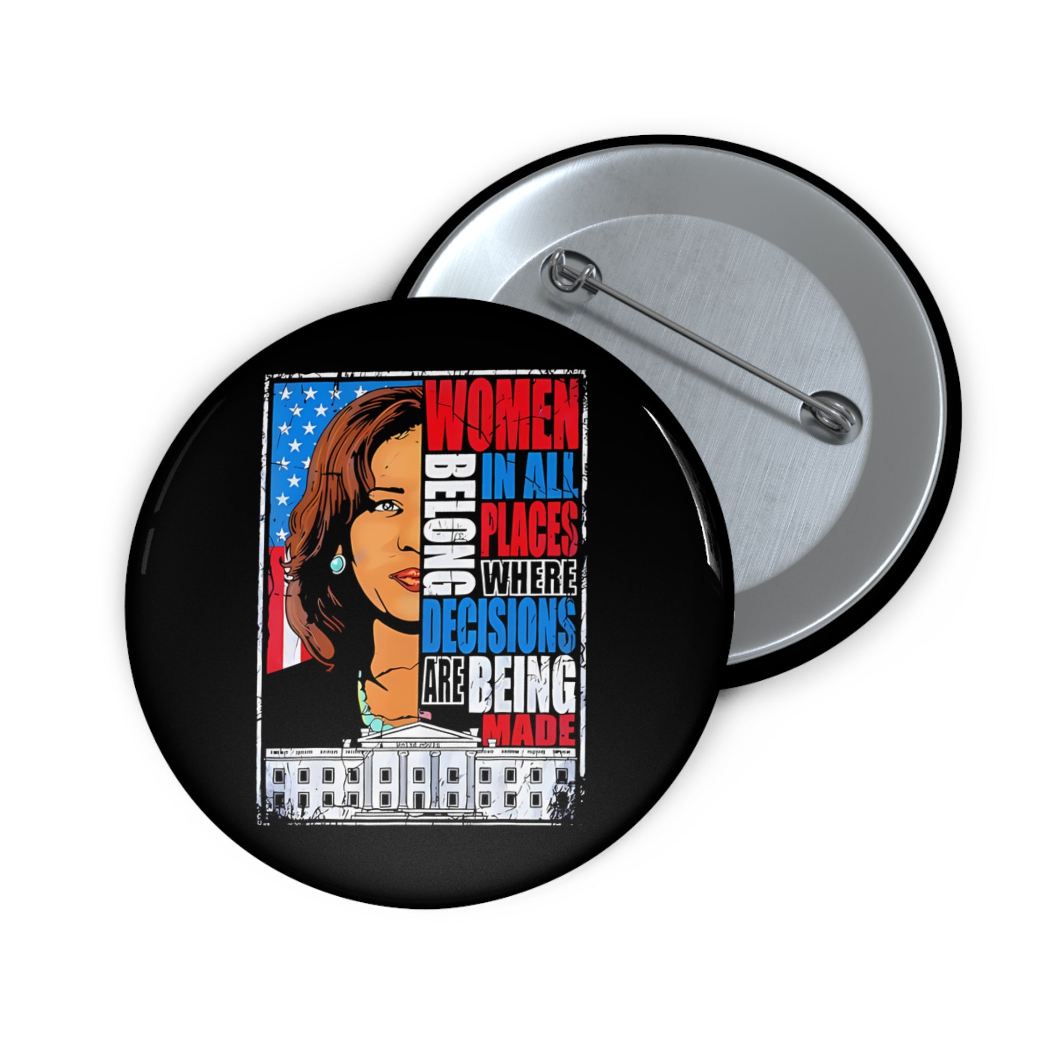 Kamala Harris Pin Button