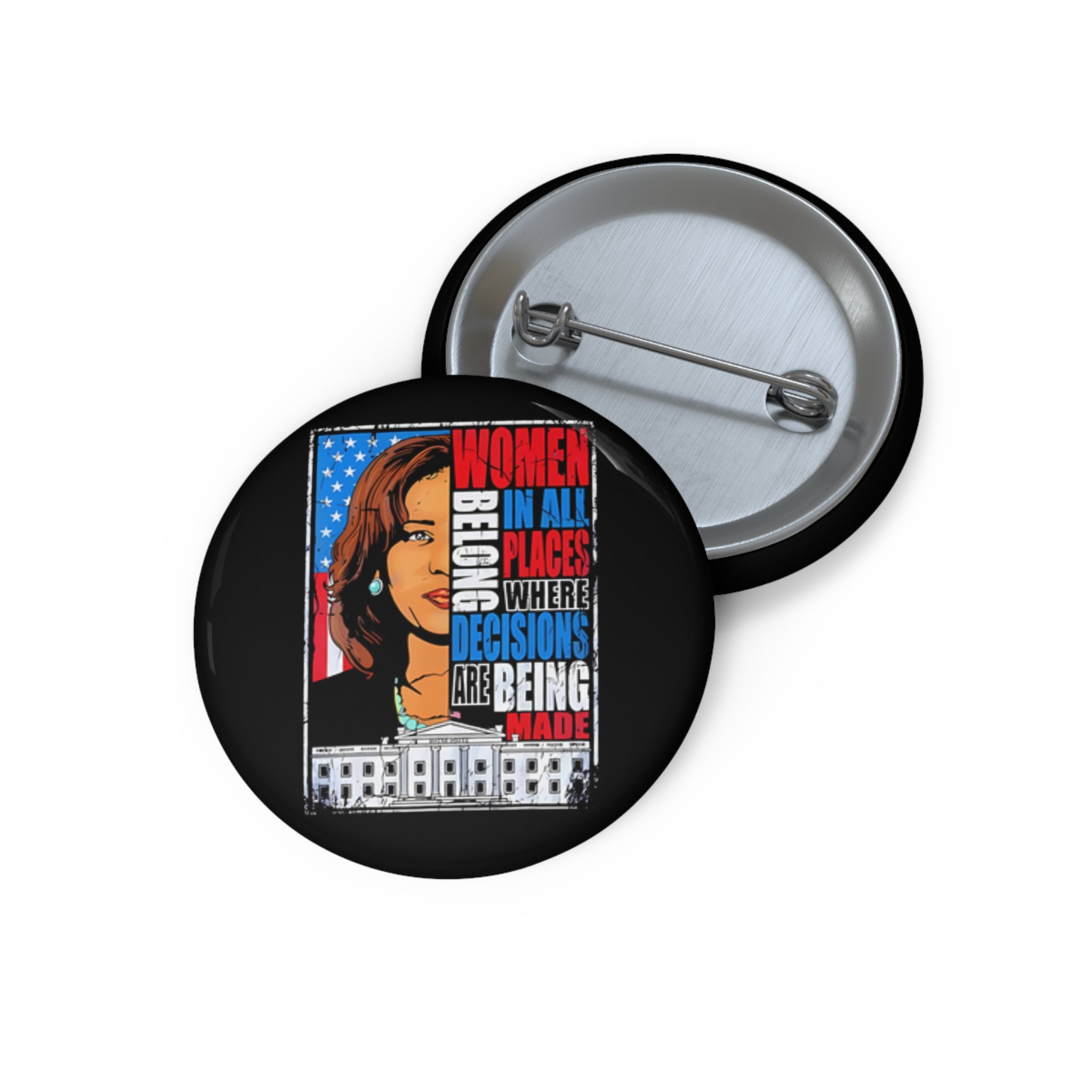 Kamala Harris Pin Button