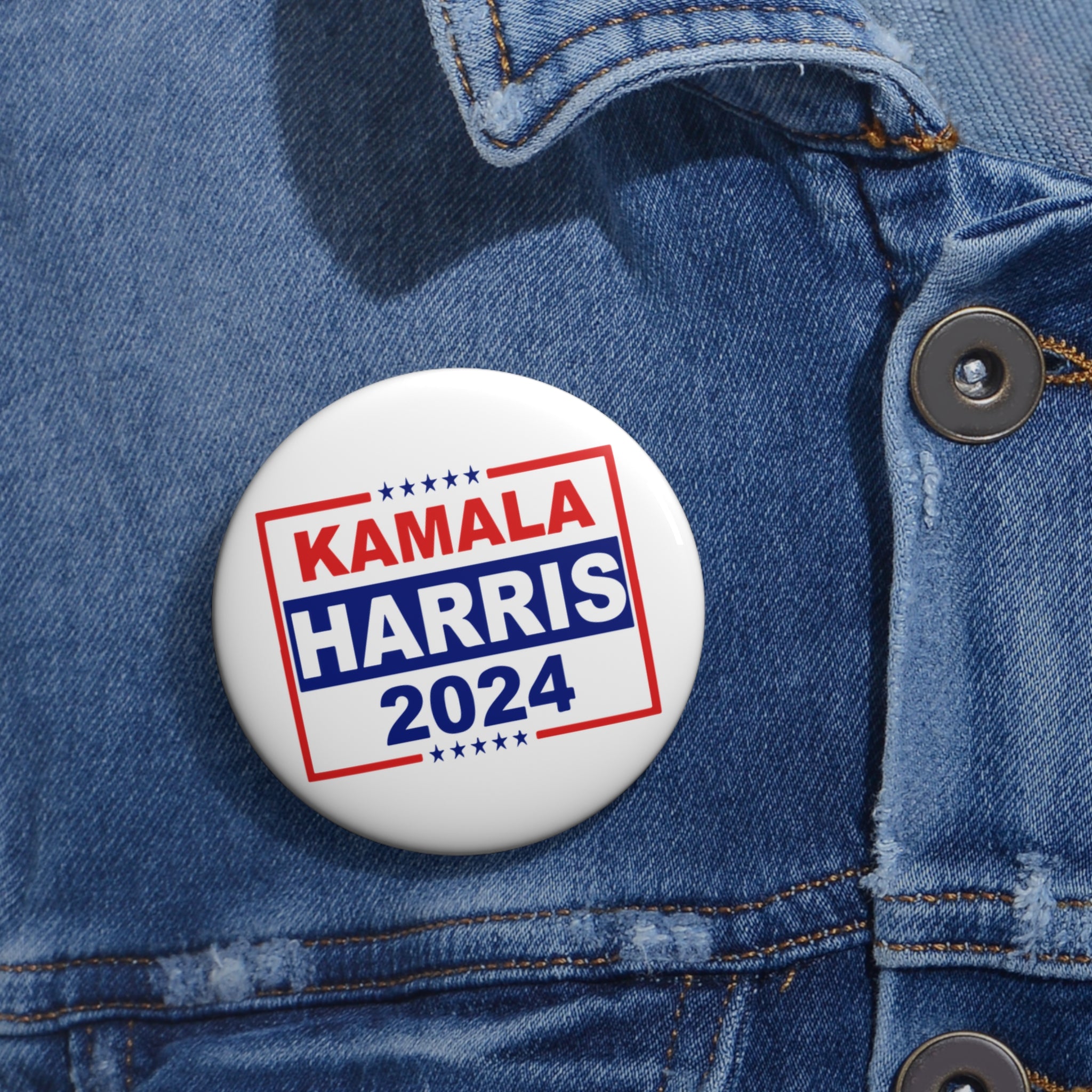 Kamala Harris Pin Button