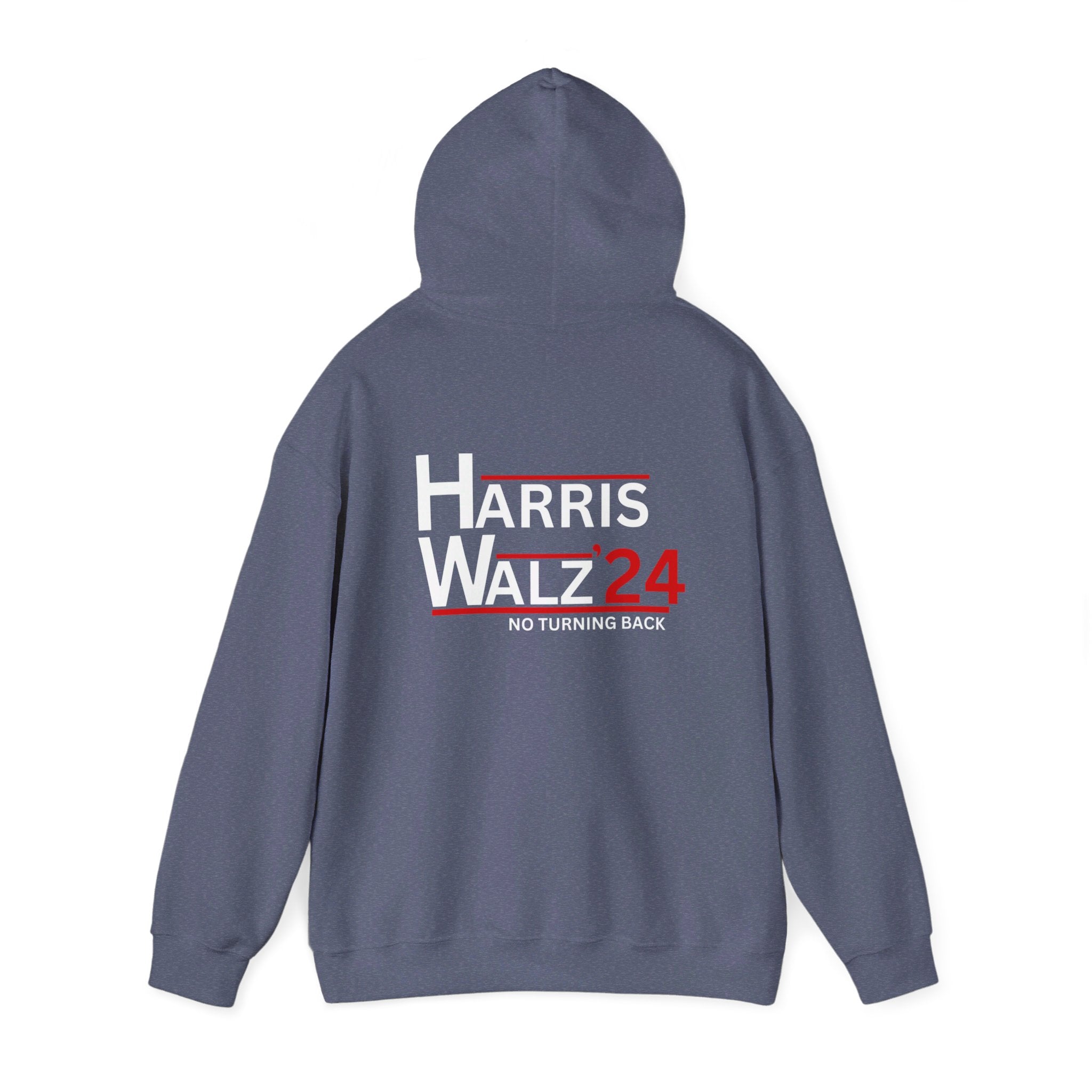 Harris Walz No Turning Back, Hoodie