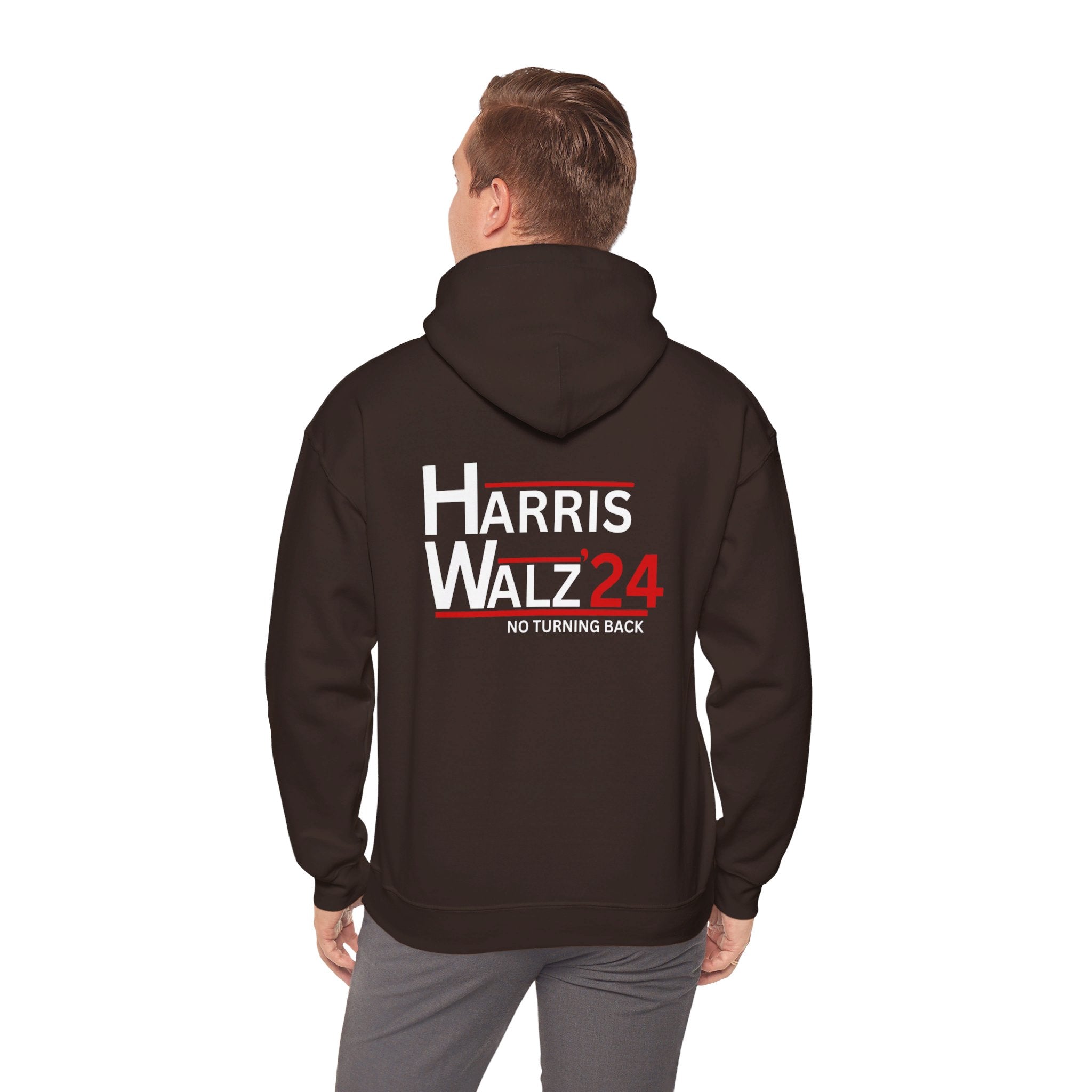 Harris Walz No Turning Back, Hoodie