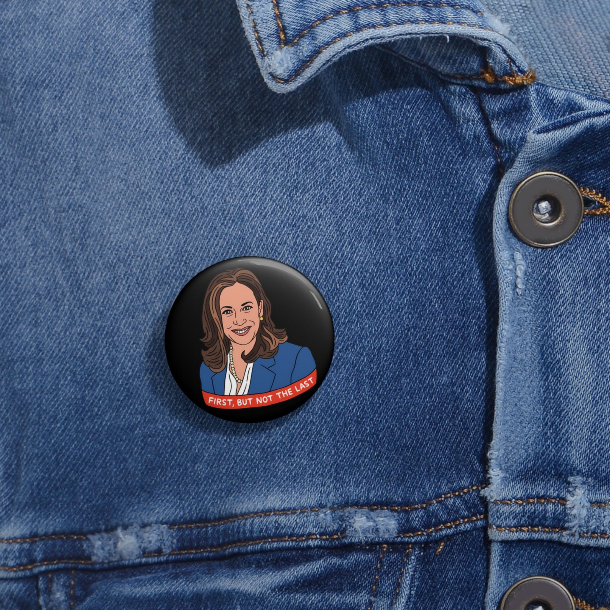 Kamala Harris Pin Button