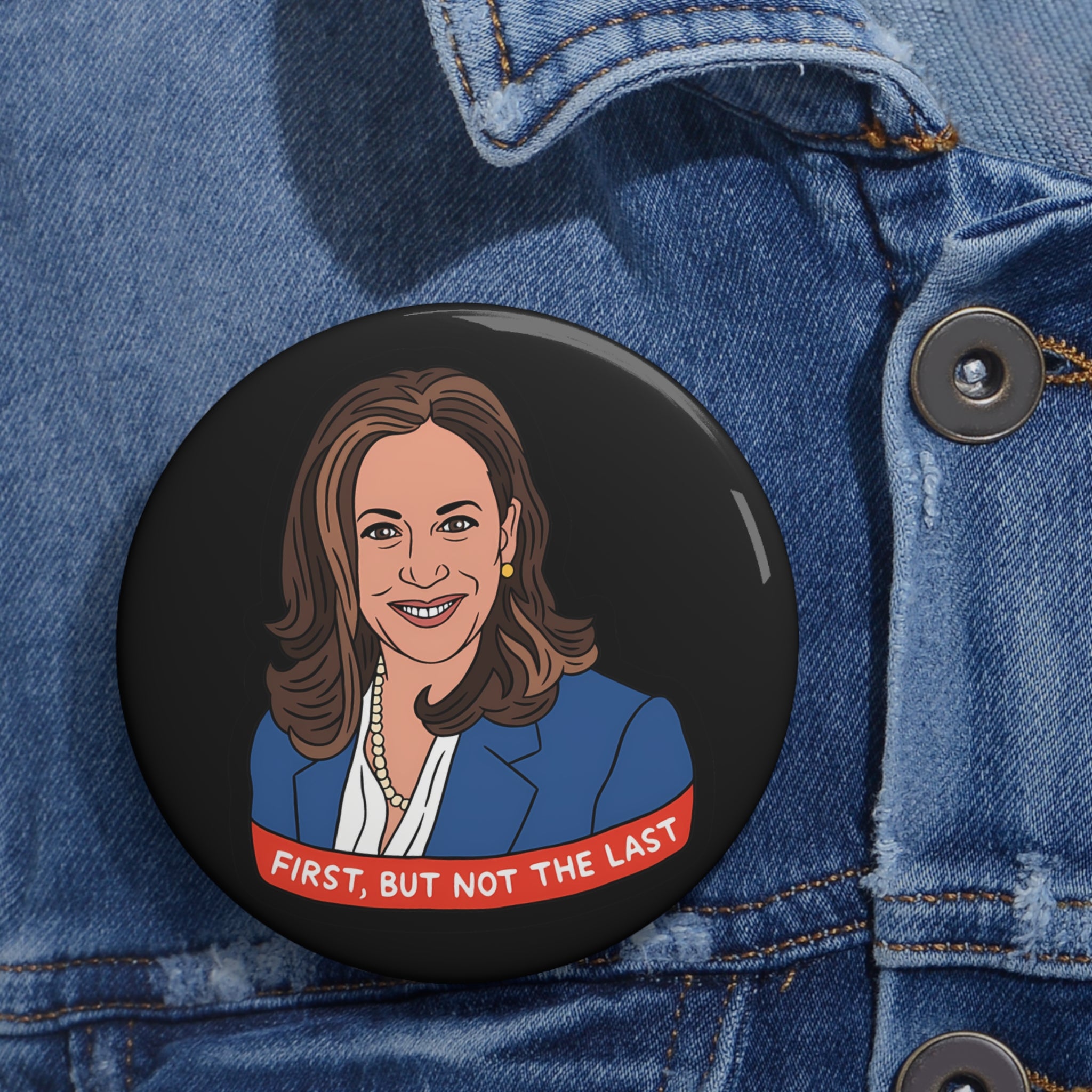 Kamala Harris Pin Button