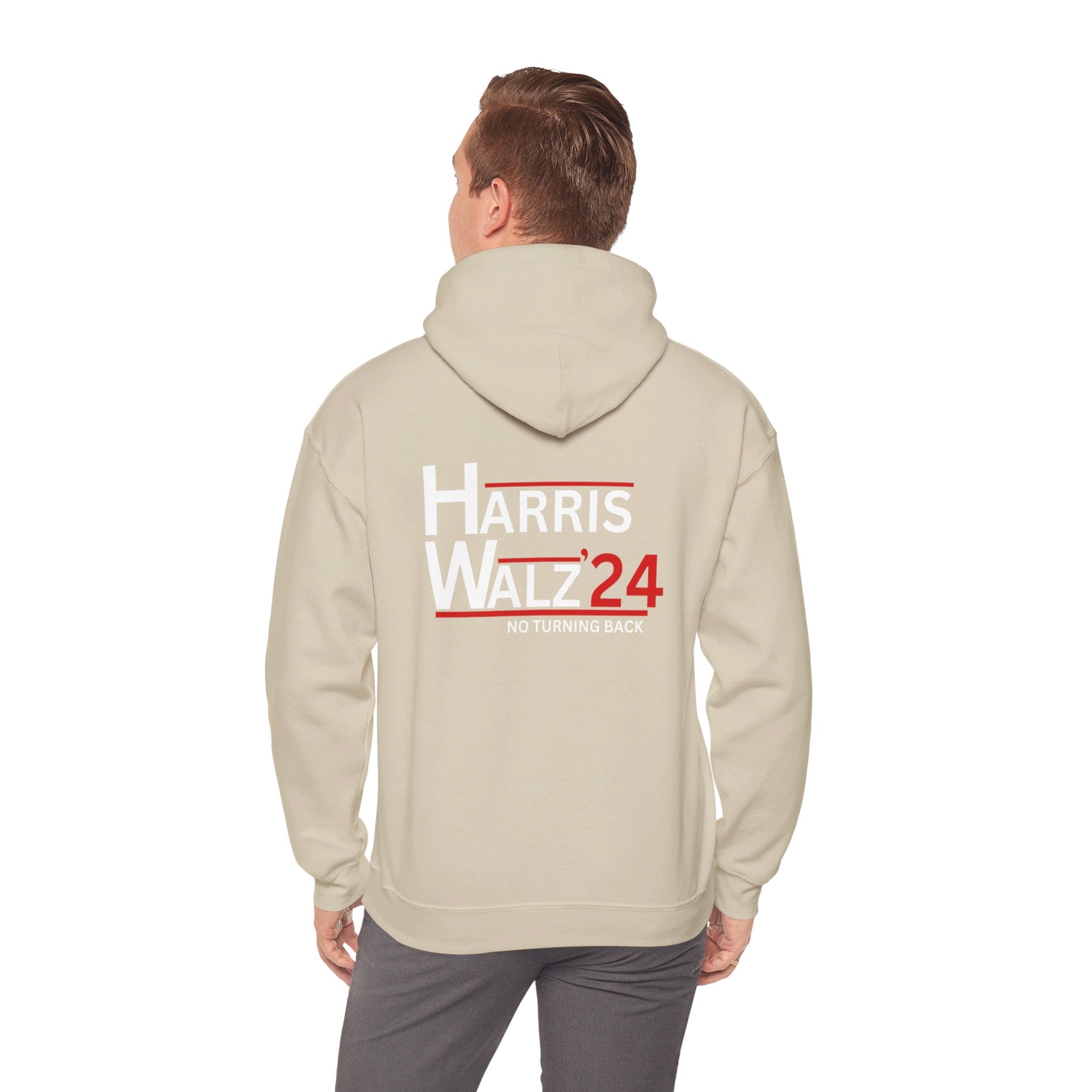 Harris Walz No Turning Back, Hoodie