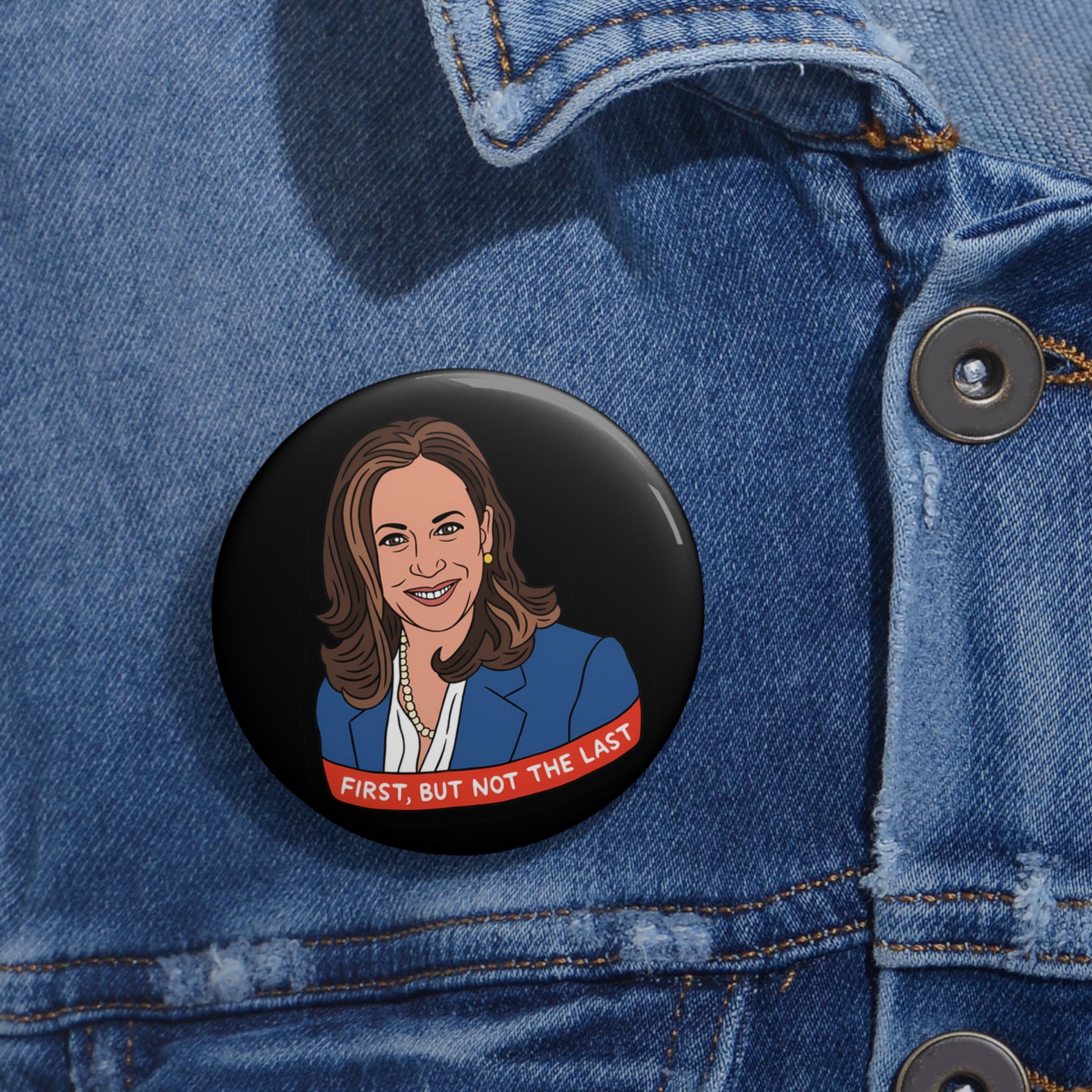 Kamala Harris Pin Button