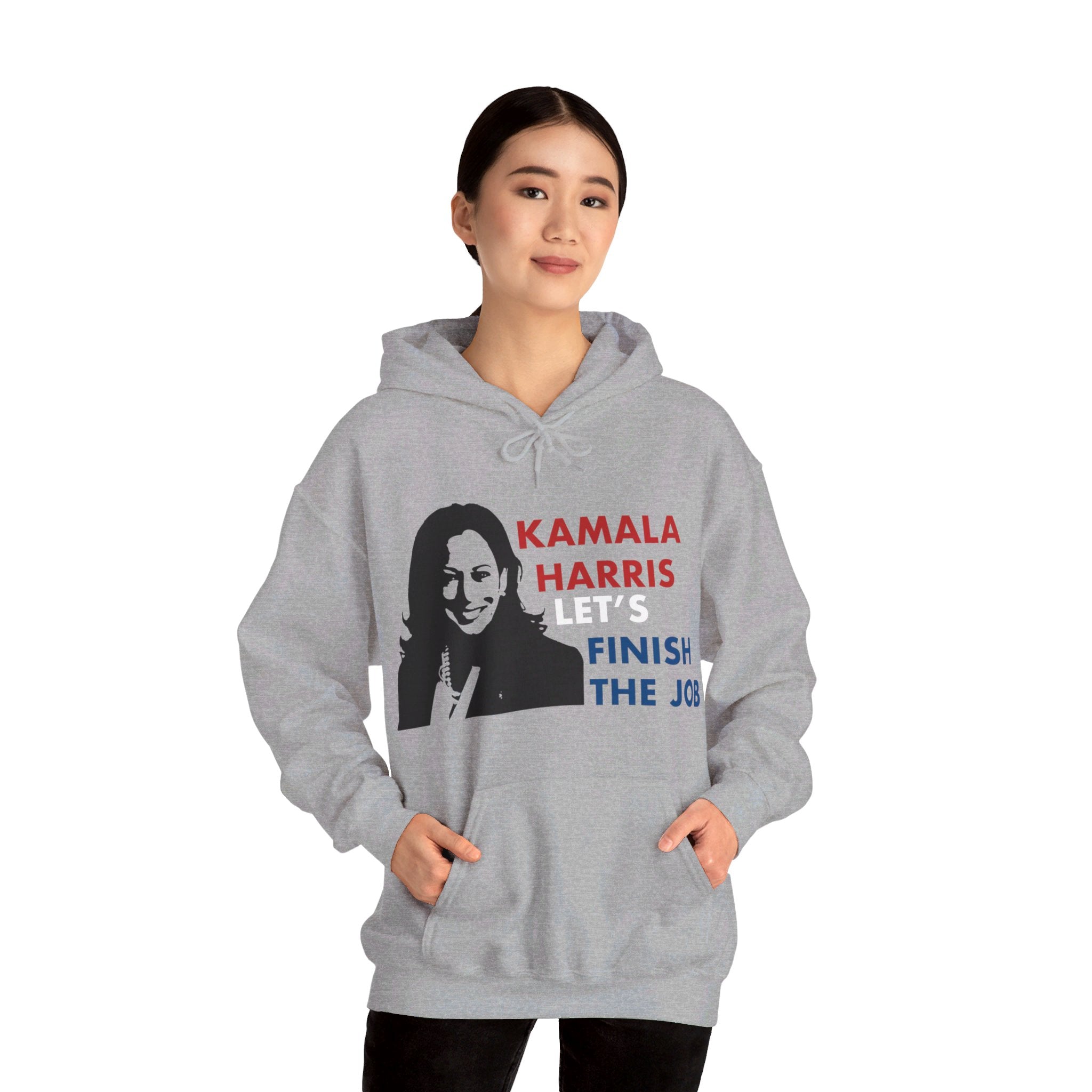 Kamala Harris Let's Finish The Job, Hoodie