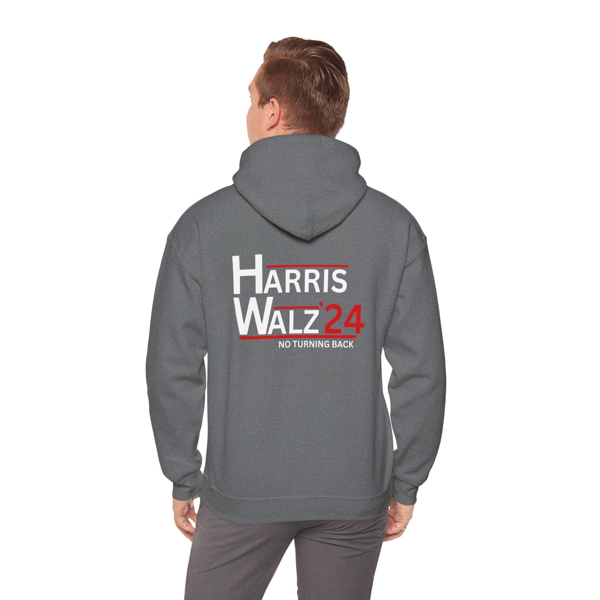 Harris Walz No Turning Back, Hoodie