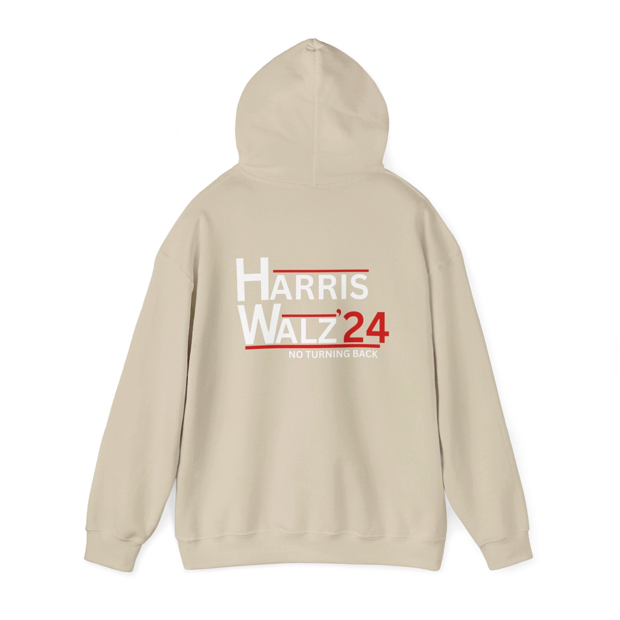 Harris Walz No Turning Back, Hoodie