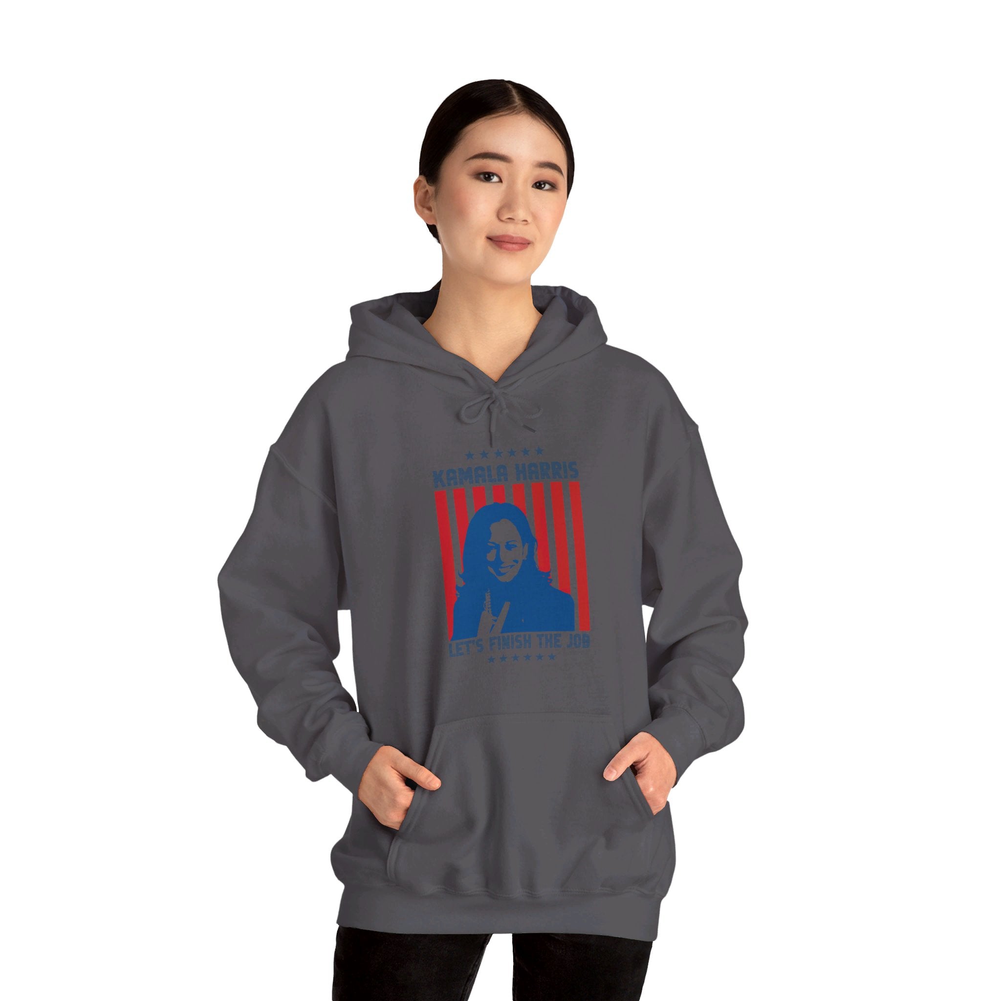 Kamala Harris Let's Finish The Job. Hoodie