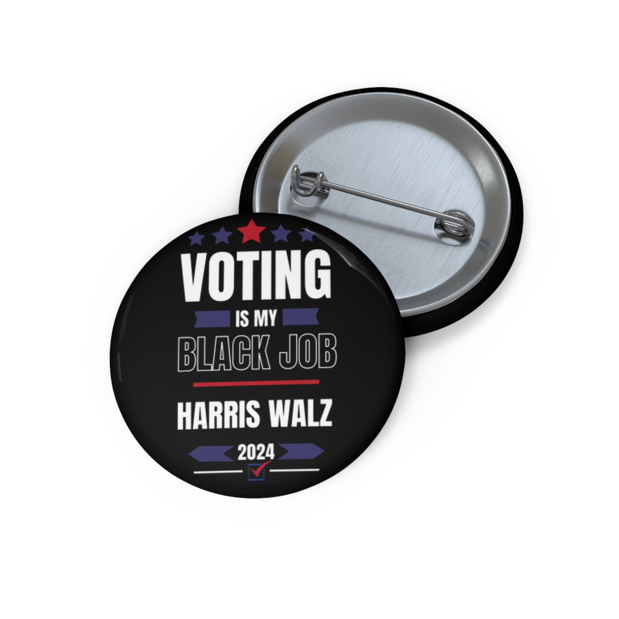 Kamala Harris Pin Button