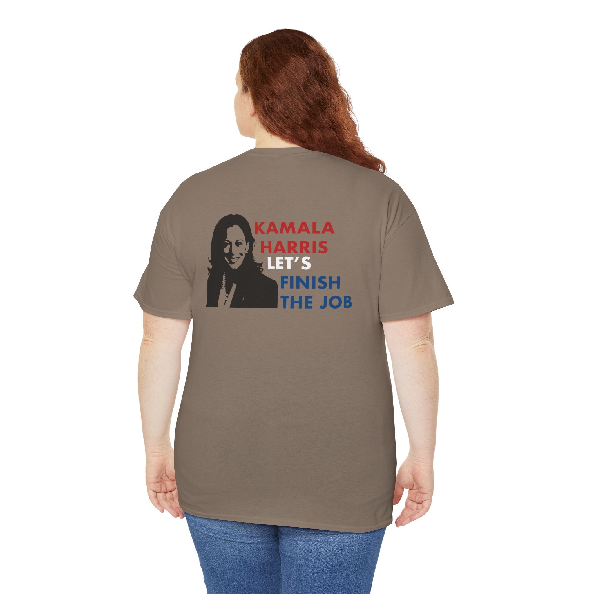 Kamala Harris Let's Finish The Job, T-Shirt