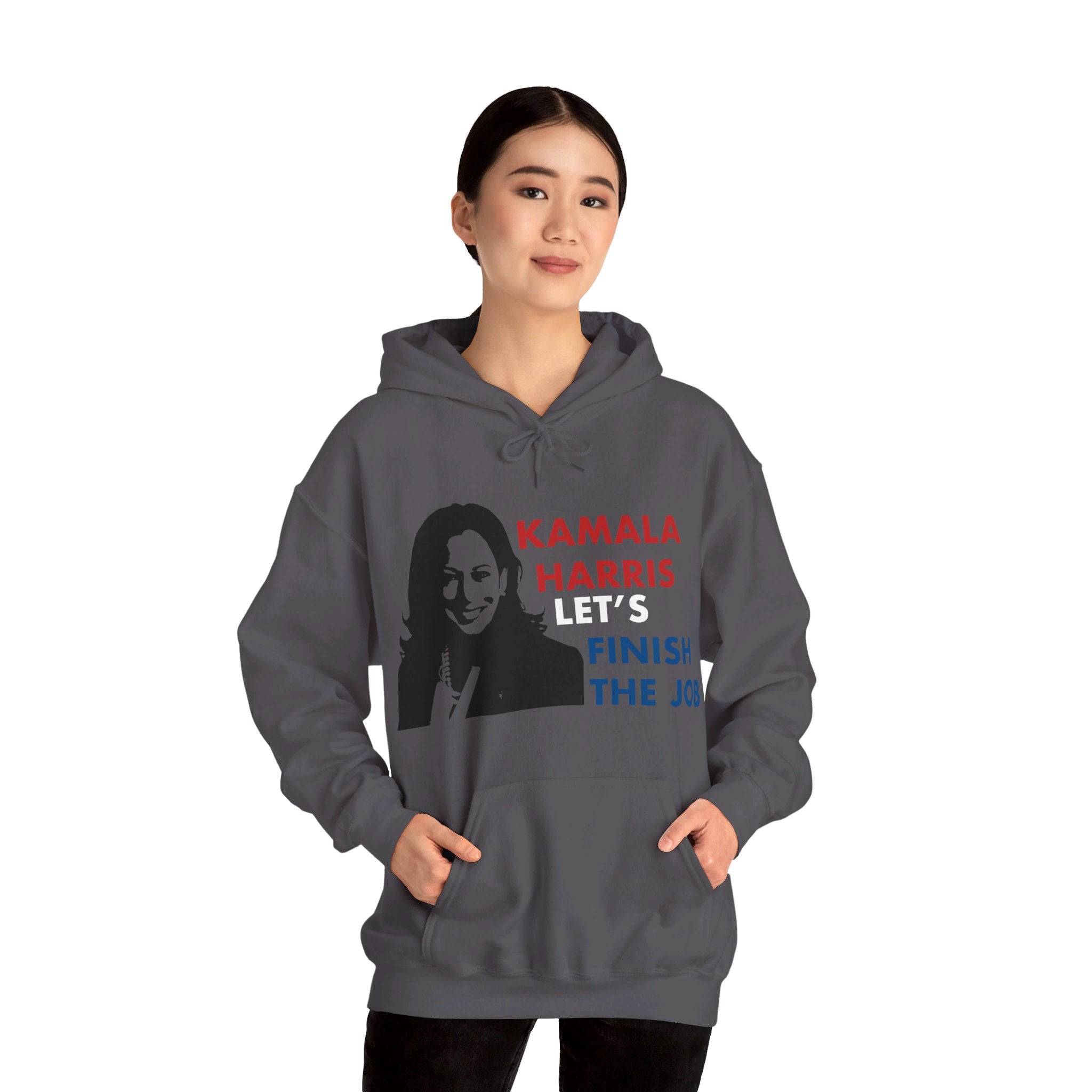 Kamala Harris Let's Finish The Job, Hoodie