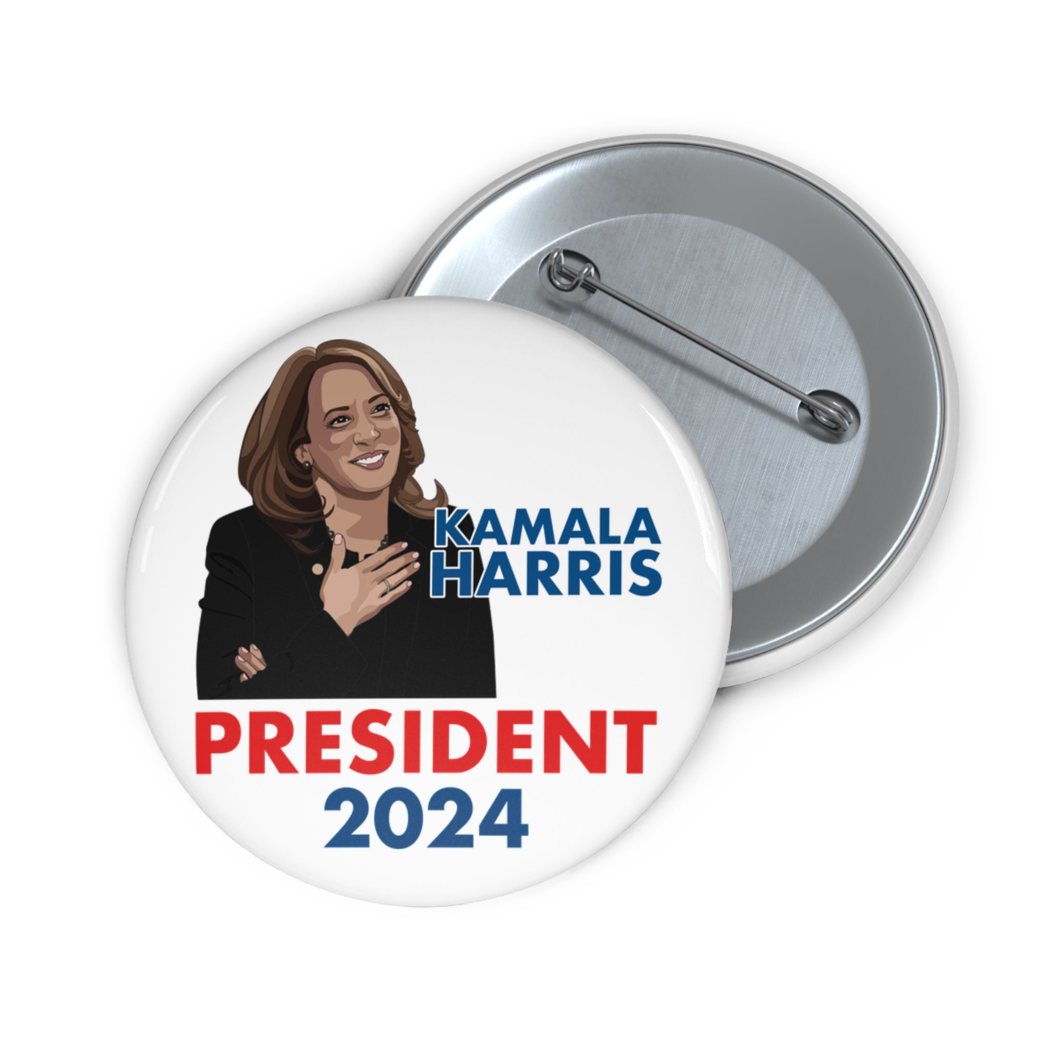 Kamala Harris Pin Button