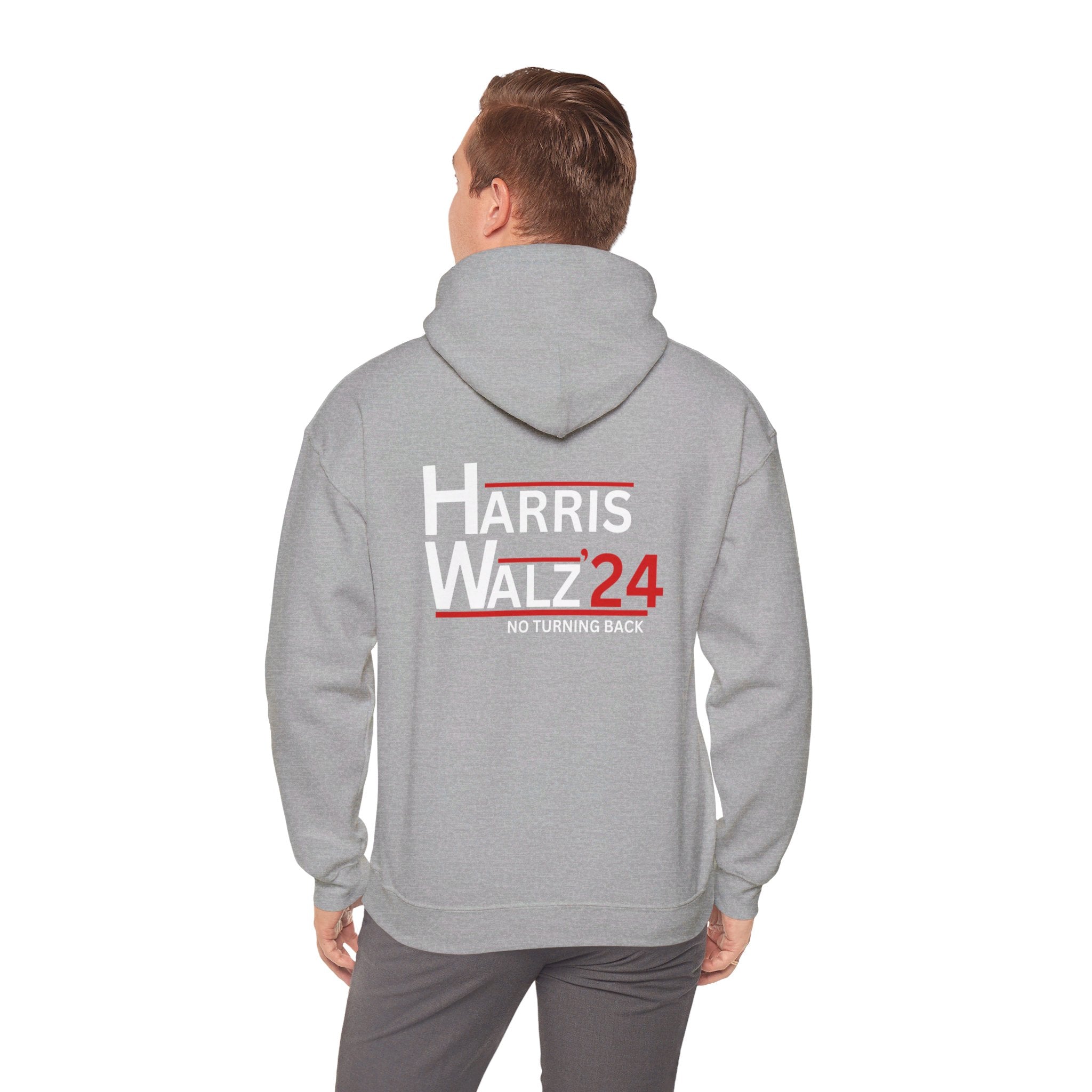 Harris Walz No Turning Back, Hoodie