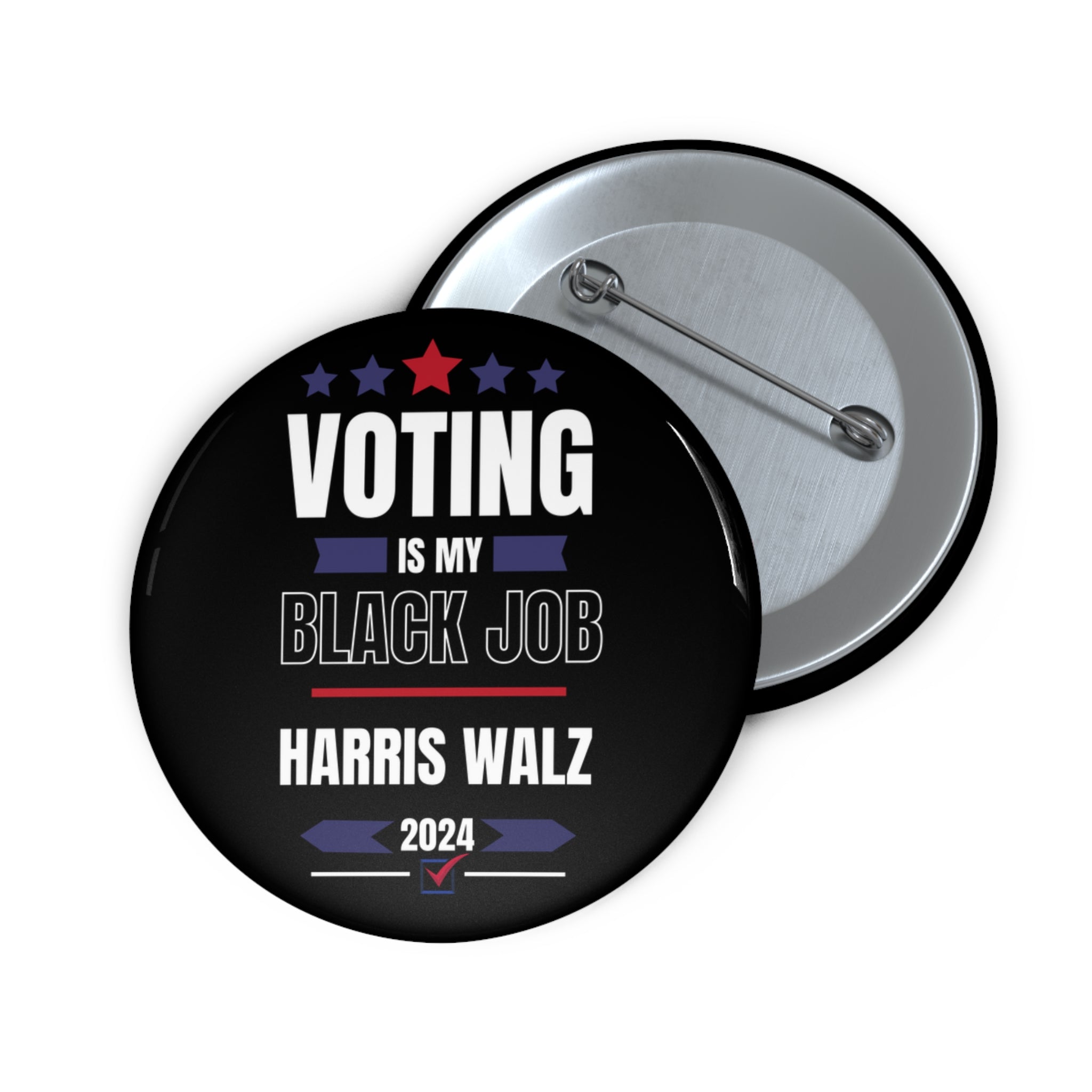 Kamala Harris Pin Button