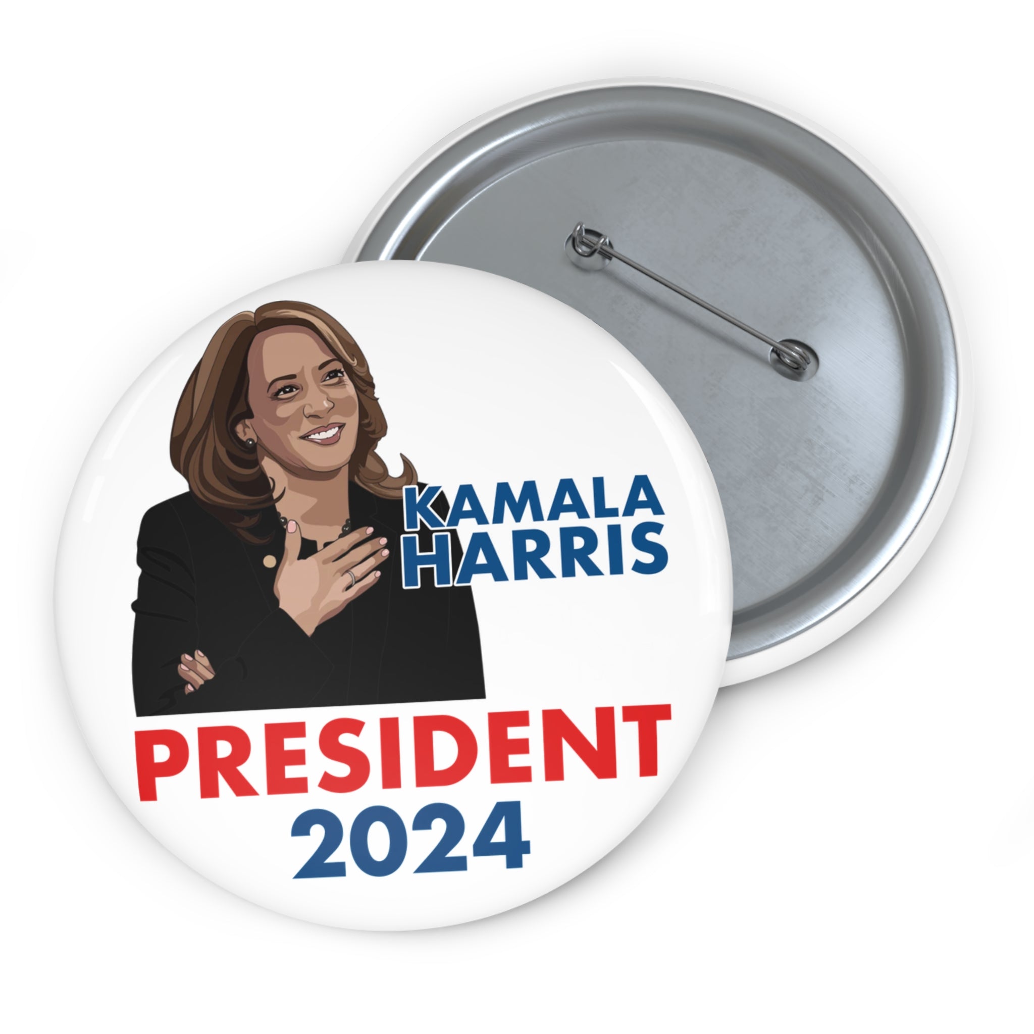 Kamala Harris Pin Button