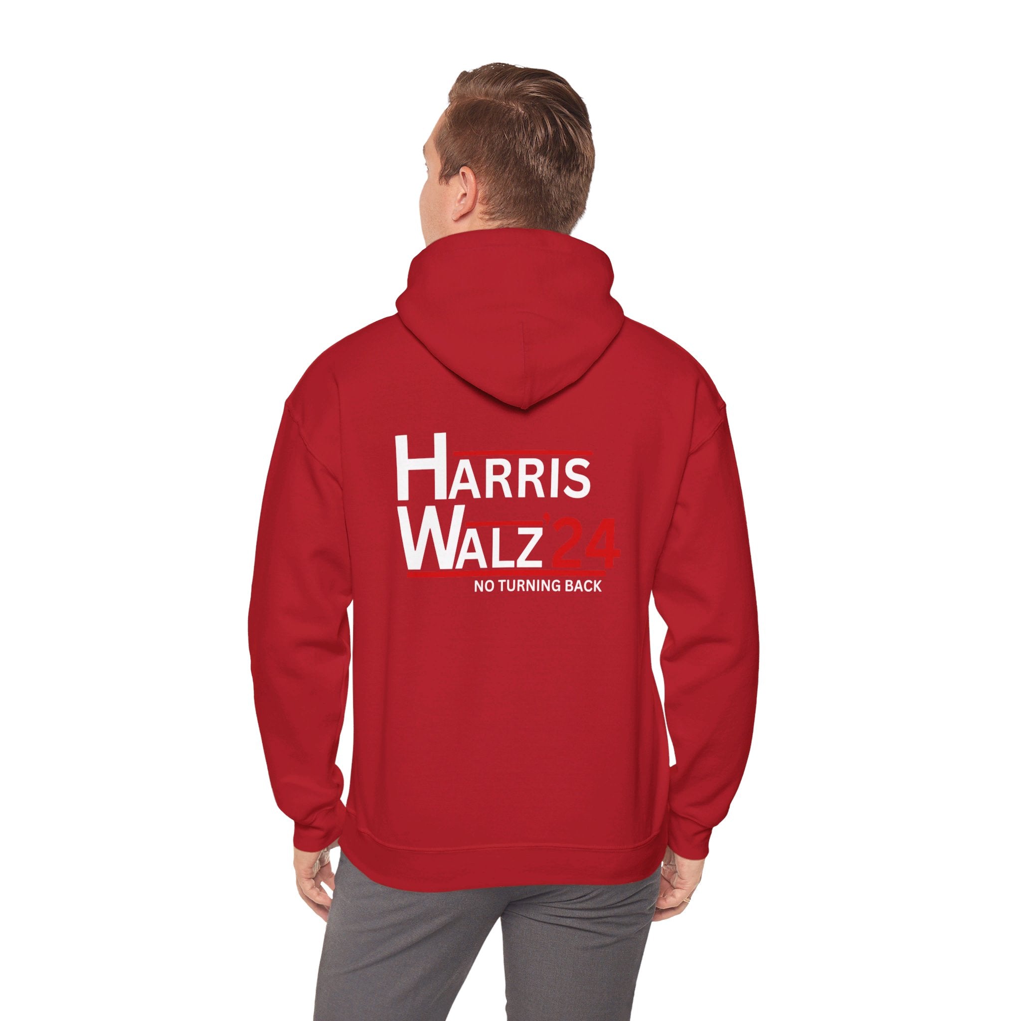 Harris Walz No Turning Back, Hoodie