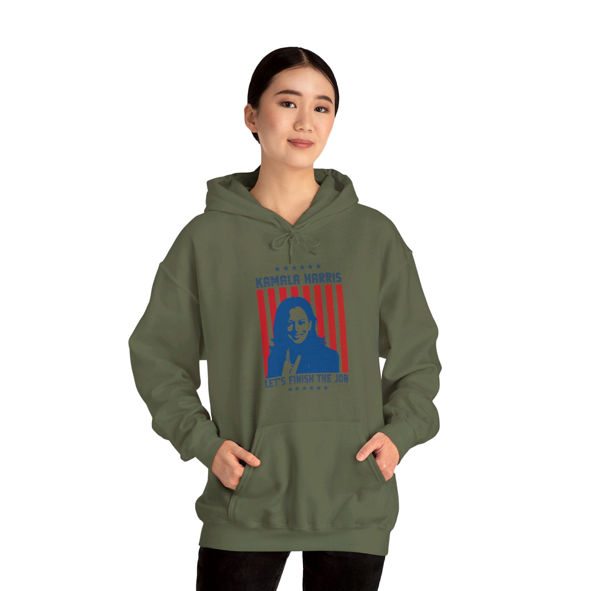 Kamala Harris Let's Finish The Job. Hoodie