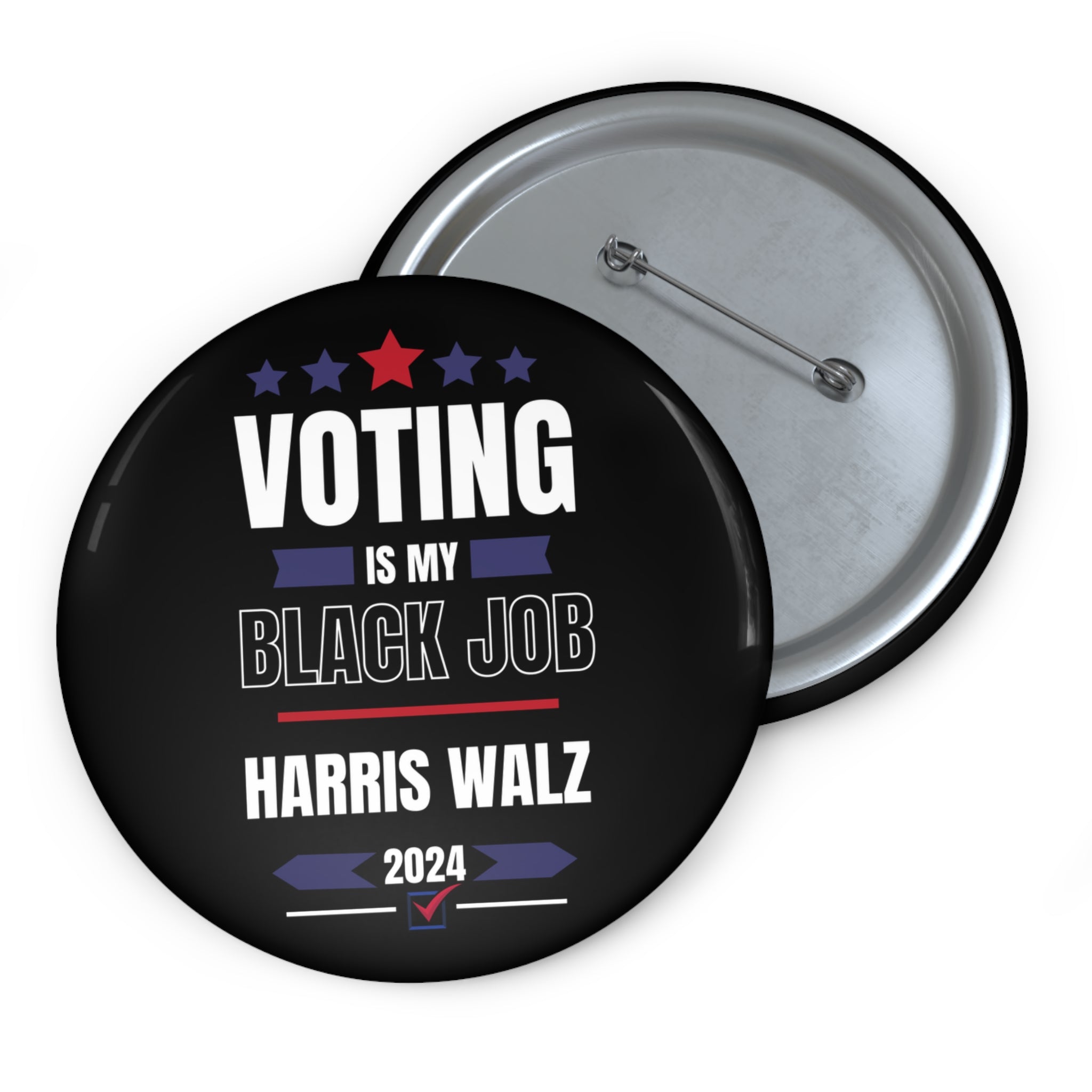 Kamala Harris Pin Button